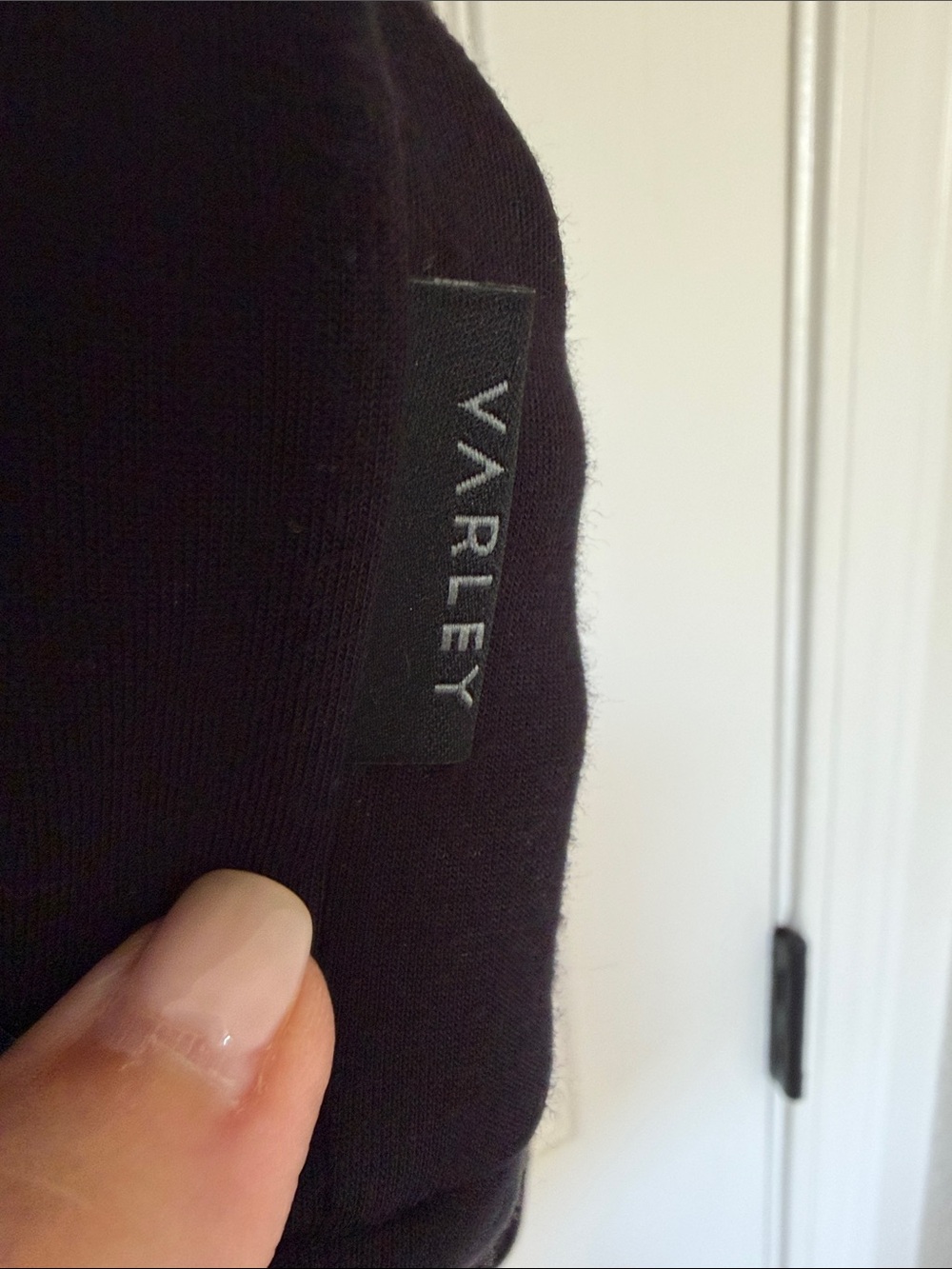 Varley Black Half-Zip Hoodie - Picture 3 of 6